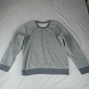 Mills Supply Splendid Active Sweatshirt Men's Medium Gray Crew‎ Neck Pullover